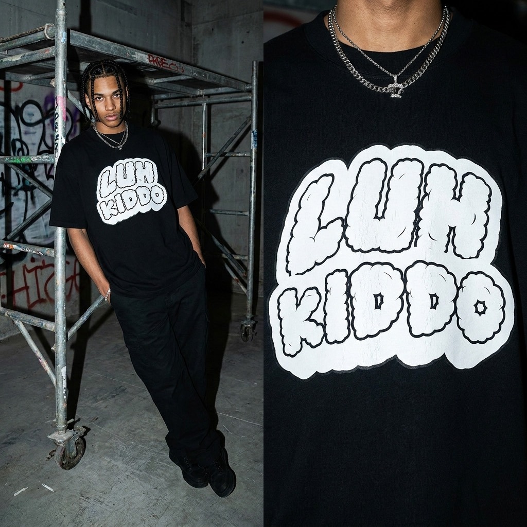 LUH KIDDO TEE — Luh Kiddo merch mockup